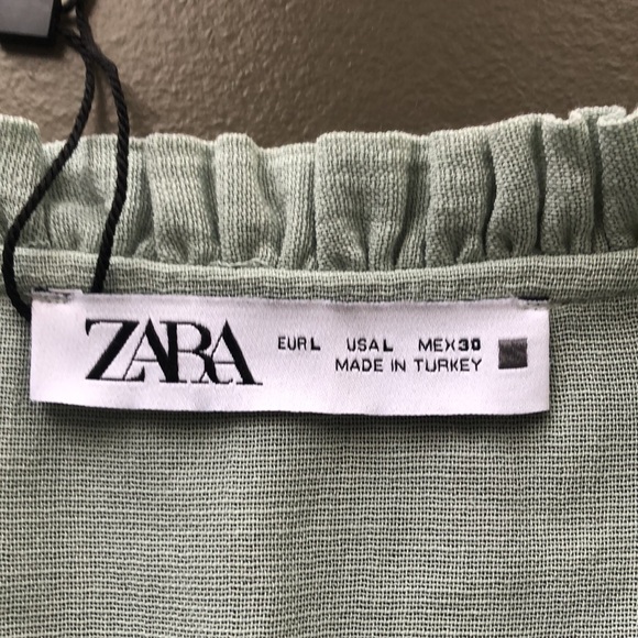 Zara Smocked Shoulder Blouse - Picture 5 of 8